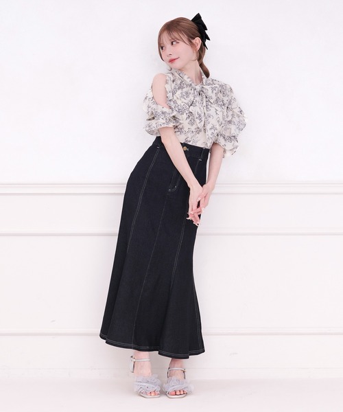 「apres jour」 半袖ブラウス フリー ホワイト レディース_画像9