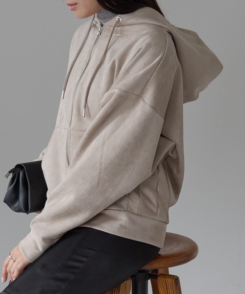 パーカー スウェードポンチドルマンパーカー レディース | Fizz | 09