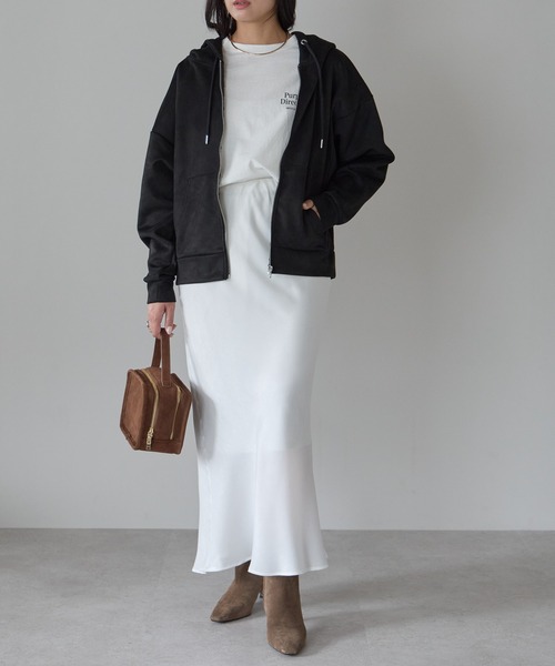 パーカー スウェードポンチドルマンパーカー レディース | Fizz | 12