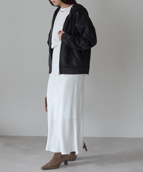 パーカー スウェードポンチドルマンパーカー レディース | Fizz | 13