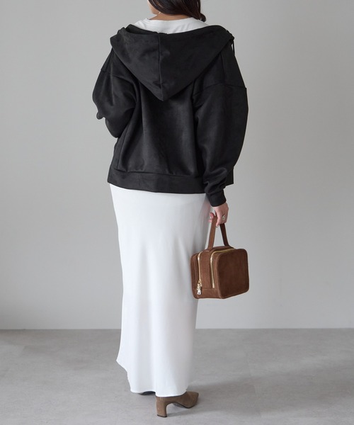 パーカー スウェードポンチドルマンパーカー レディース | Fizz | 14