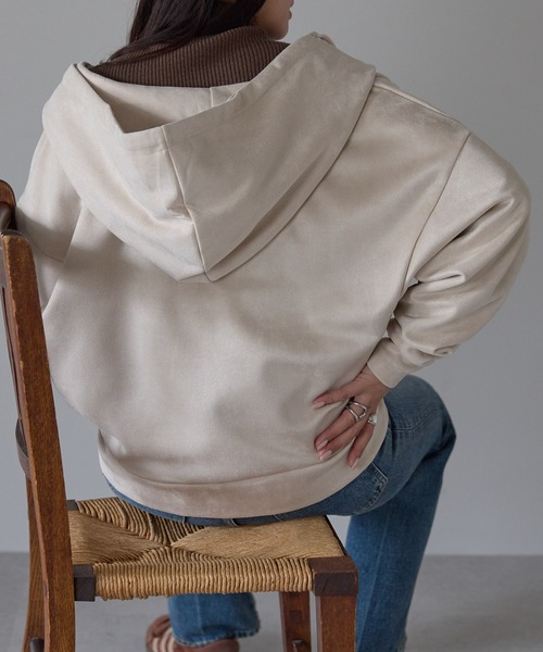パーカー スウェードポンチドルマンパーカー レディース | Fizz | 20