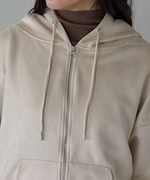 パーカー スウェードポンチドルマンパーカー レディース | Fizz | 21