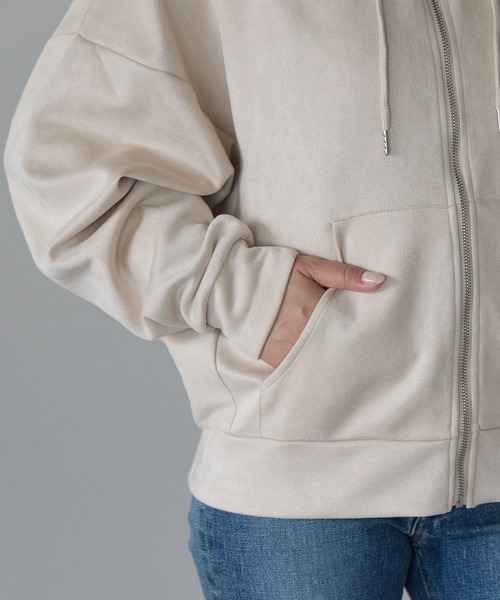 パーカー スウェードポンチドルマンパーカー レディース | Fizz | 22