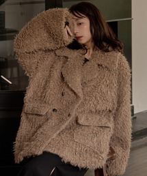 mideal（マイディール） コート アウター poodle middle coat