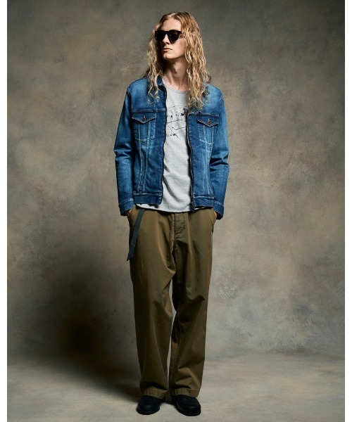 ワイドパンツ チノパン vintage chino trousers メンズの画像