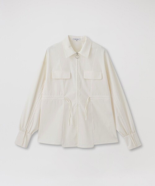 LOVELESS（ラブレス） ブラウス シャツ ジップアップオーバーシャツ