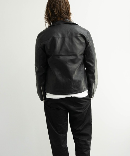 ユナイテッドアローズ シングルライダースXL シープレザー シングル