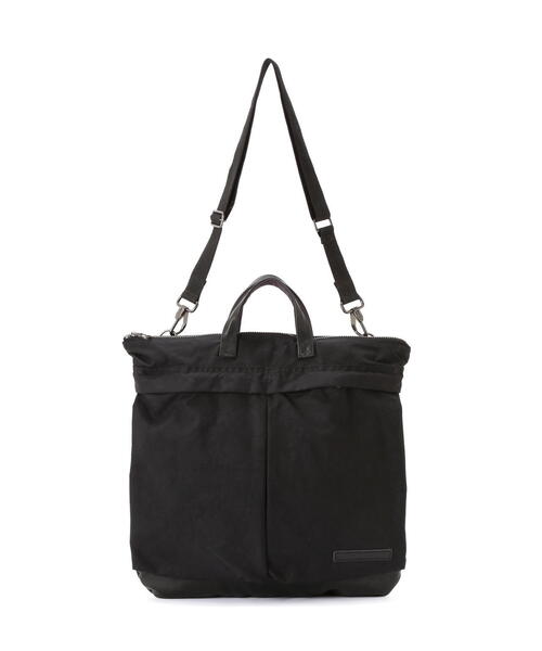ショルダーバッグ MILITARY FABRIC OILED CLOTH HELMET BAG / ミリタリー ファブリック クロス ヘルメットバッグの画像
