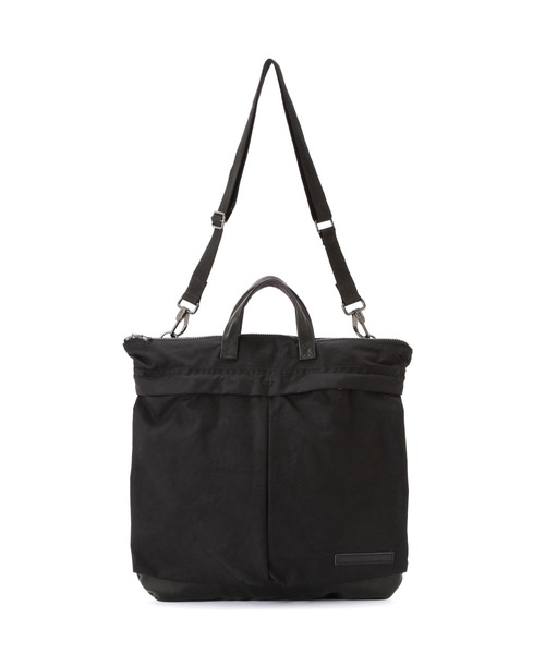 ショルダーバッグ MILITARY FABRIC OILED CLOTH HELMET BAG / ミリタリー ファブリック クロス ヘルメットバッグの画像