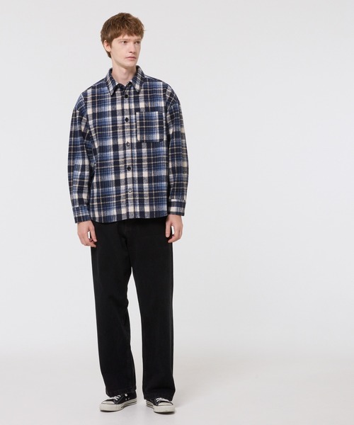 coca（コカ） シャツ ヘビーネルアソートチェック柄シャツ メンズ