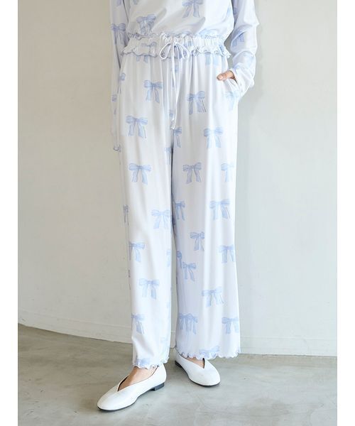 gelato pique（ジェラートピケ） パジャマ ルームウェア リボン柄