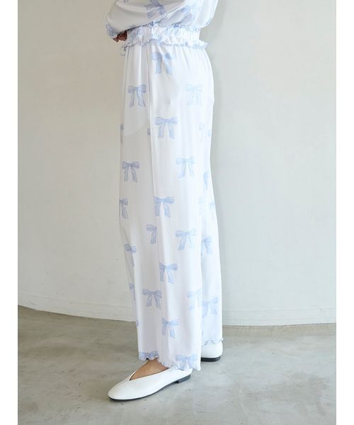 gelato pique（ジェラートピケ） パジャマ ルームウェア リボン柄