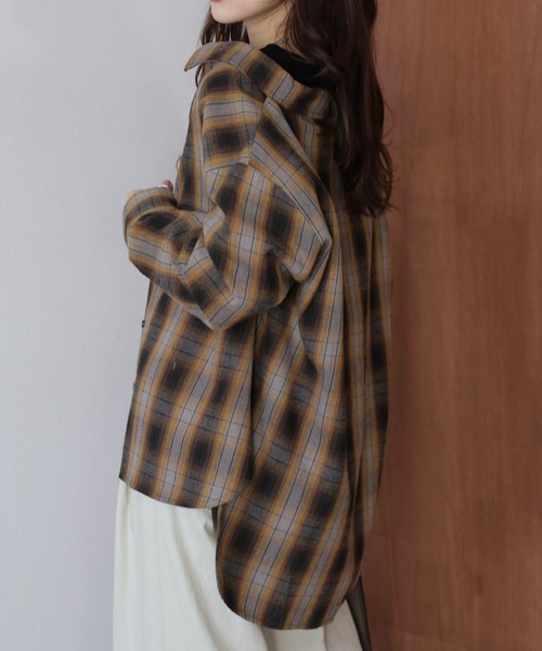 ブラウス シャツ 3wayチェックシャツ レディース : ZOZOTOWN Yahoo!店