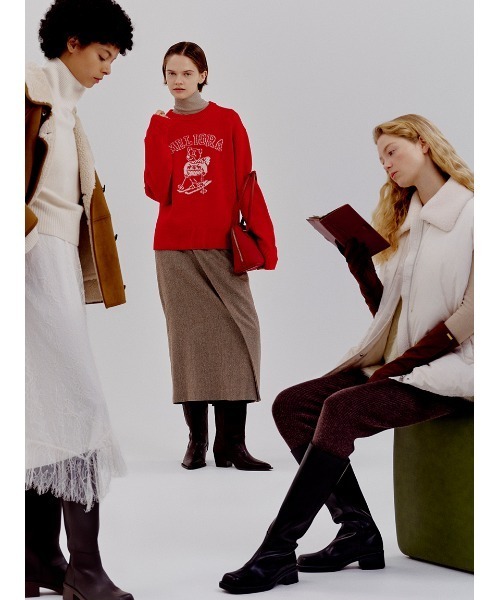 Mila Owen（ミラオーウェン） ニット セーター MILAOクルーネック