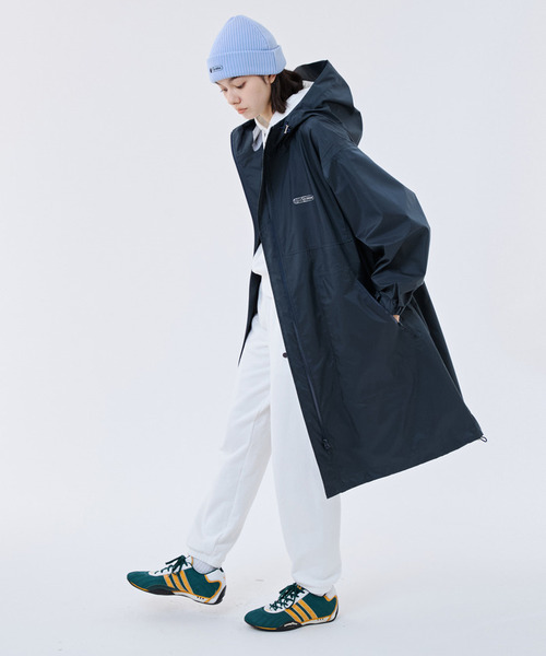 ネイビー フード付き ロングブルゾン ネイビー フード付き ロングブルゾン 【公式通販】