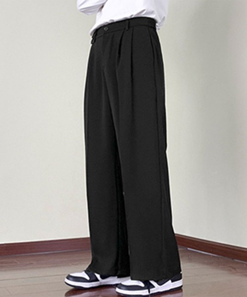 hyphen出品 Sally Lunn パンツ ストレートスラックスパンツ メンズ : ZOZOTOWN