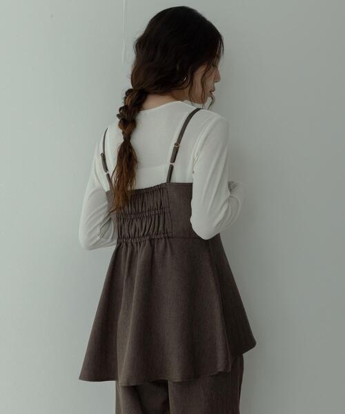 URBAN RESEARCH Sonny Label サロペット オーバーオール ヘリンボーン