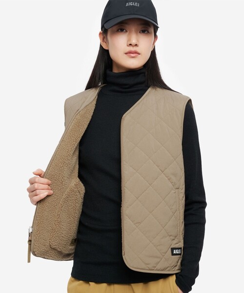 AIGLE（エーグル） ダウンベスト ベスト Repreve中綿インサレーション