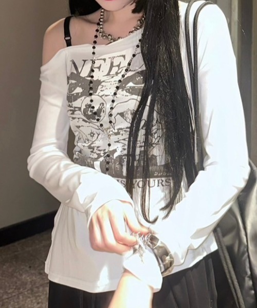 XU 長袖カットソー ONE SIZE ホワイト レディース : ZOZOTOWN Yahoo!店