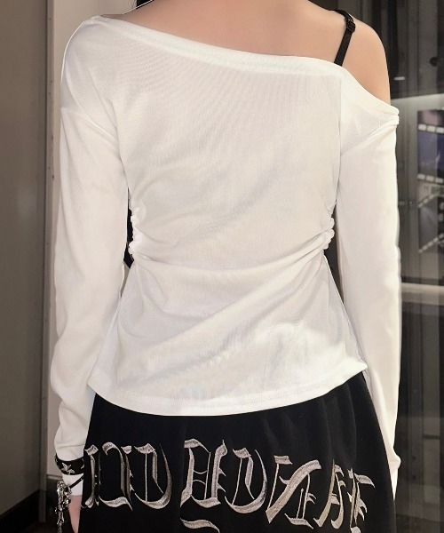 XU 長袖カットソー ONE SIZE ホワイト レディース : ZOZOTOWN Yahoo!店