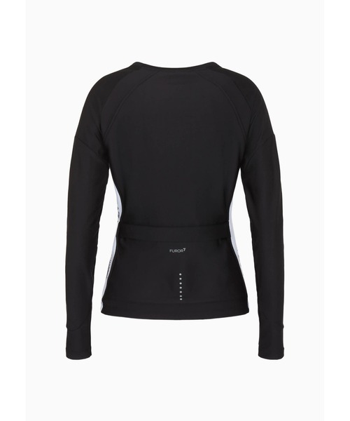 「EMPORIO ARMANI EA7」 長袖カットソー SMALL ブラック レディース_画像2