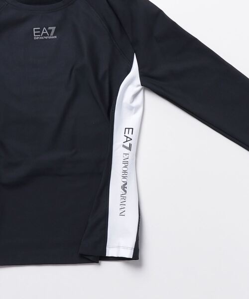 「EMPORIO ARMANI EA7」 長袖カットソー SMALL ブラック レディース_画像3