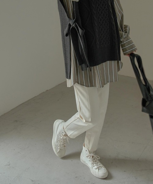 「Fashion Letter」 ノースリーブニット M ブラック レディース_画像5