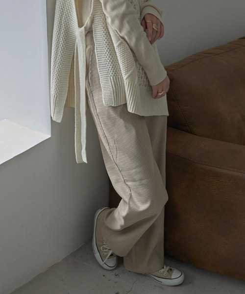 「Fashion Letter」 ノースリーブニット M ブラック レディース_画像9