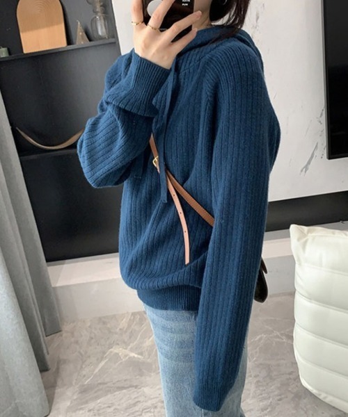 【美品】MARK & LONA フード付きセーター 楽天市場】セーター（ブランドマーク&ロナ）（レディースウェア