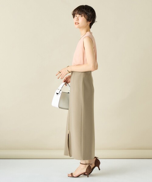 「NOLLEY'S Sophi」 ノースリーブニット 36 サーモンピンク レディース_画像2