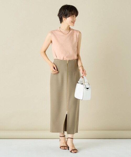 「NOLLEY'S Sophi」 ノースリーブニット 36 サーモンピンク レディース_画像3