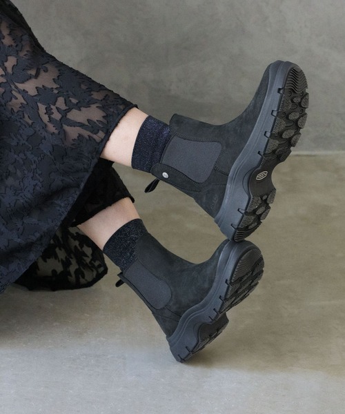 KEEN（キーン） ショートブーツ 23.5cm ブラック レディース