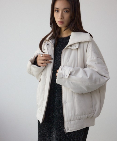 AZUL BY MOUSSY（アズールバイマウジー） ブルゾン アウター 襟リブ