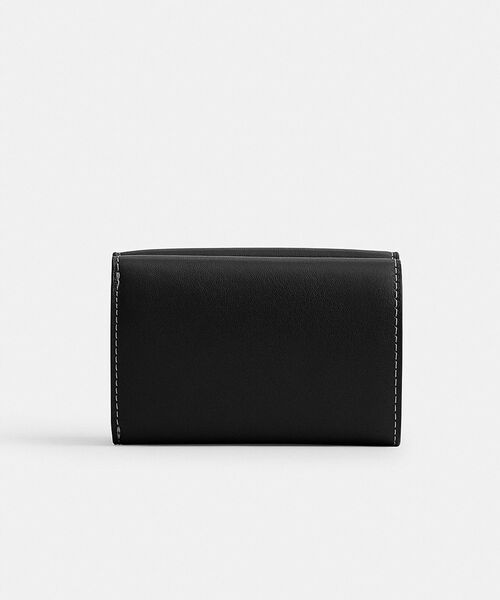 新品同様✨COACH コーチ ミニトライフォールド ウォレット 財布 黒 レザー COACH（コーチ） 財布 ミニ トライフォールド ウォレット レディース