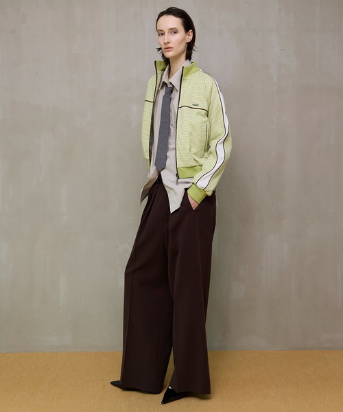 MAISON SPECIAL（メゾンスペシャル） パンツ Color Two-Tuck Wide
