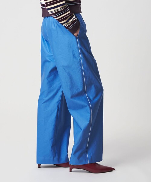 6 パンツ 「6(ROKU)」コットン パイピング パンツ レディース