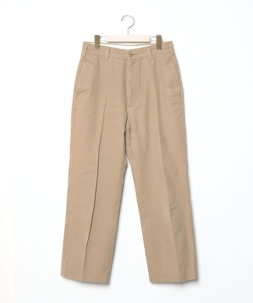 THE SHINZONE ベージュ ワイドレッグチノパン THE SHINZONE ベージュ ワイドレッグチノパン THE SHINZONEベージュ