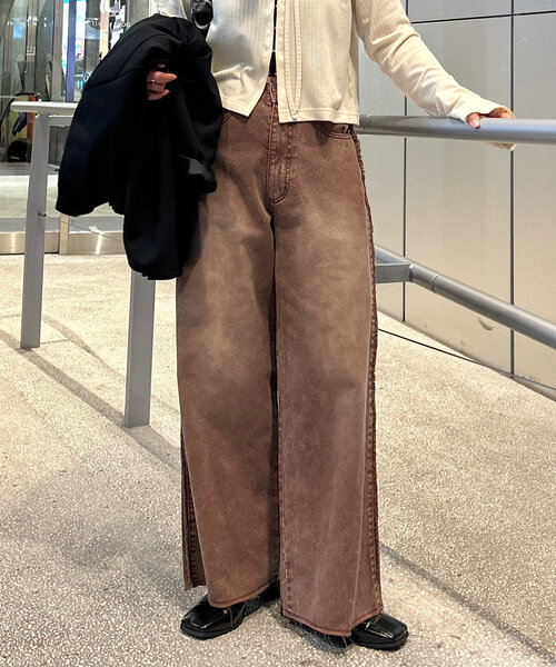 「Kastane」 デニムパンツ 0 ブラック レディース_画像2