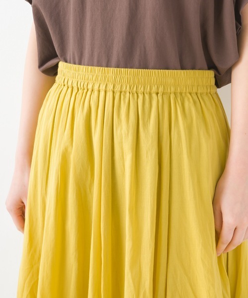 「OMNES」 フレアスカート FREE グリーン レディース_画像2