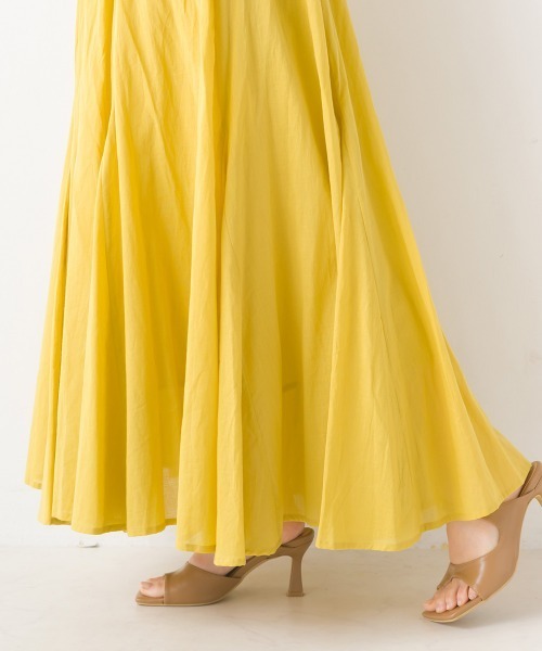 「OMNES」 フレアスカート FREE グリーン レディース_画像4