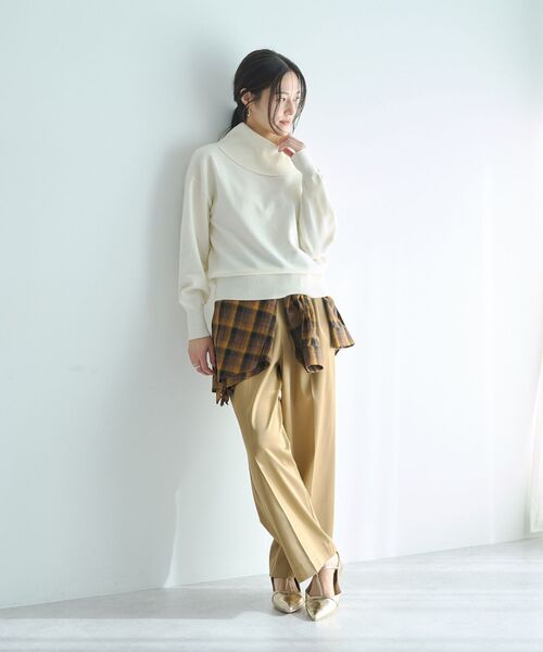 YECCA VECCA（イェッカヴェッカ） ニット セーター オフタートルネック