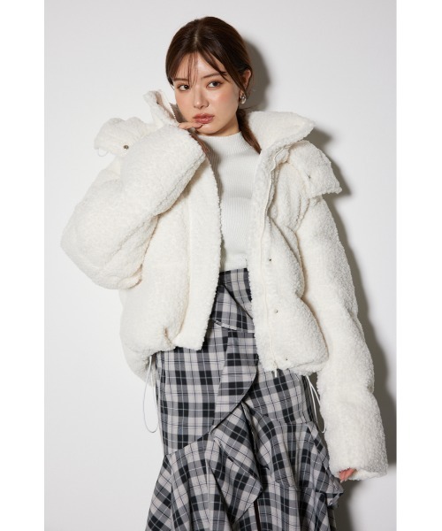 rienda　ダウンジャケット　ボア　ジャケット　リエンダ　プードル　y2k rienda ダウンジャケット ボア ジャケット リエンダ プードル y2k