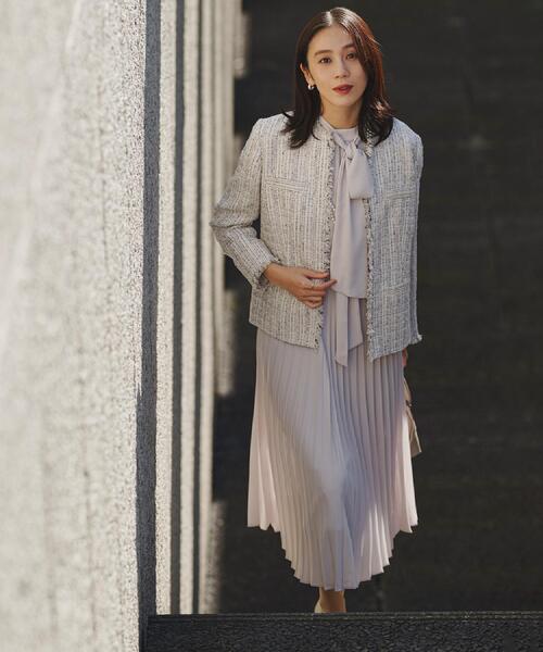 UNTITLED（アンタイトル） ジャケット ノーカラージャケット 「着丈