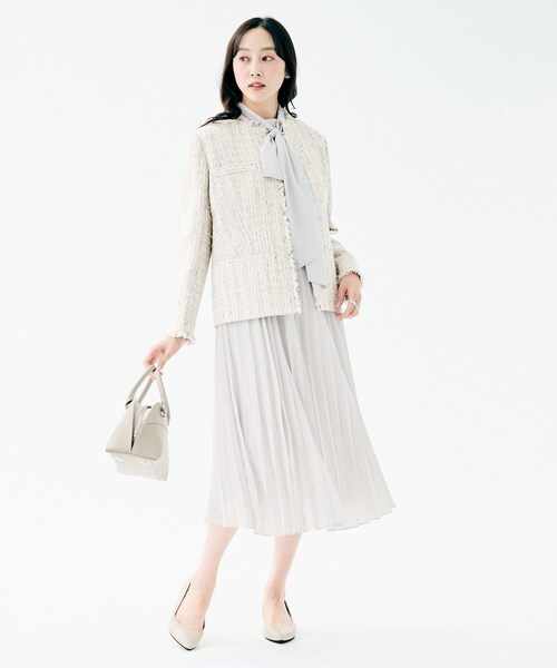 UNTITLED（アンタイトル） ジャケット ノーカラージャケット 「着丈