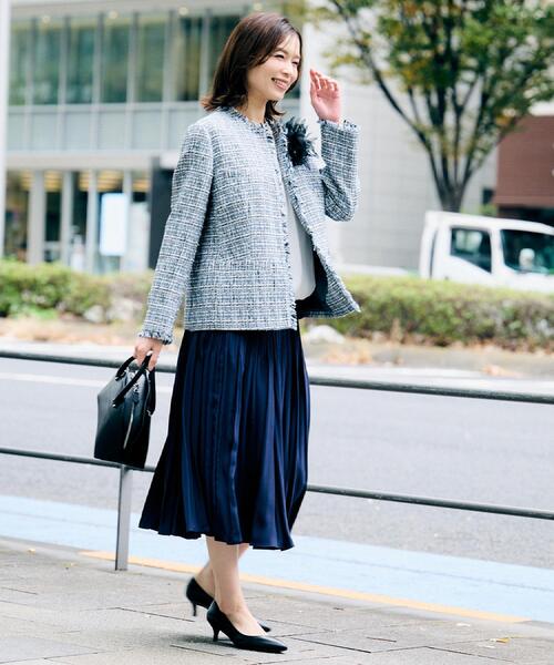 UNTITLED（アンタイトル） ジャケット ノーカラージャケット 「着丈