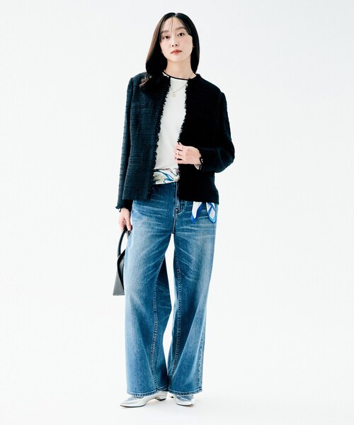 UNTITLED（アンタイトル） ジャケット ノーカラージャケット 「着丈