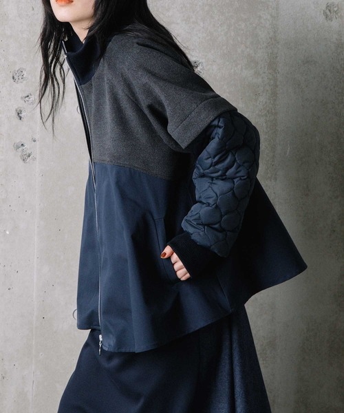 「MARECHAL TERRE」 ブルゾン MEDIUM ブラック レディース_画像2