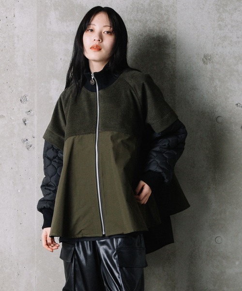 「MARECHAL TERRE」 ブルゾン MEDIUM ブラック レディース_画像6