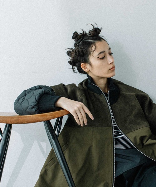 「MARECHAL TERRE」 ブルゾン MEDIUM ブラック レディース_画像8